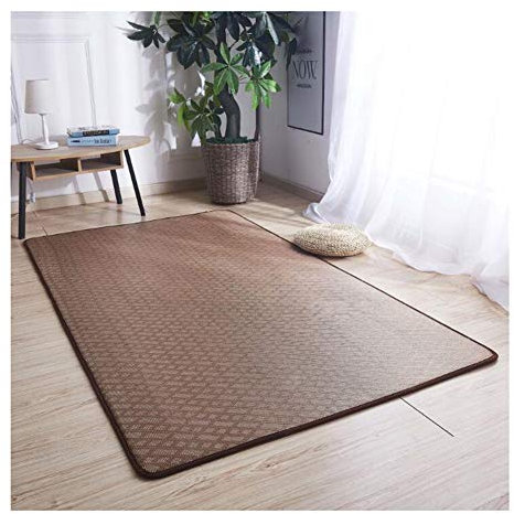 Bambus-Teppich für Sommer, Wohnzimmer und Kinderzimmer, 140 x 200 cm, faltbare Klettermatte (Farbe: 4)