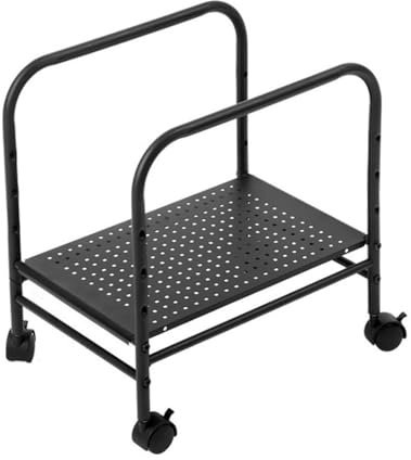 Soporte para PC, Soporte for torre de PC, soporte for CPU, soporte de piso for caja de PC de escritorio ajustable, carrito móvil for CPU con ruedas giratorias de bloqueo de 360 ​​° for oficina en casa
