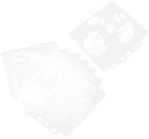 9pcs Mandala -Vorlagen für Ting-, Zeichnen- und DIY -FT -Projekte - Vielseitige Kunstlagen für S