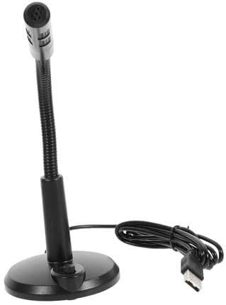 SEWACC Micrófono USB De Condensador para Pc y Portátil para Streaming Grabación y Videoconferencias Base Estable y Luz Indicadora Compatible Dispositivos De Audio