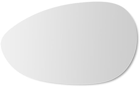 SENZEAL Vetro Specchio Retrovisore Riscaldabile Lato Conducente per Fiat 500 500C 2007-2024 Grande Punto 2005-2012 Linea 2006-2018 Abarth 500C 595C 695C 71740498 (Sinistro)