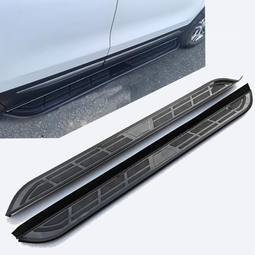 2 Pedales de Aluminio para Estribo de Paso Lateral Chery JAECOO 7 J7 SHS 2024-2026 (con Soportes)