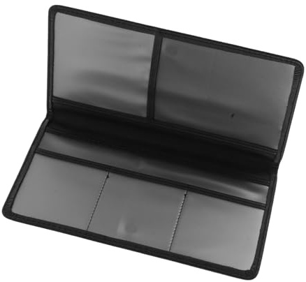 NUOBESTY Driver's License PVC Leather Case Car Accessories Interior for Travel Document Holders Holds Registration and Insurance for Car Use
