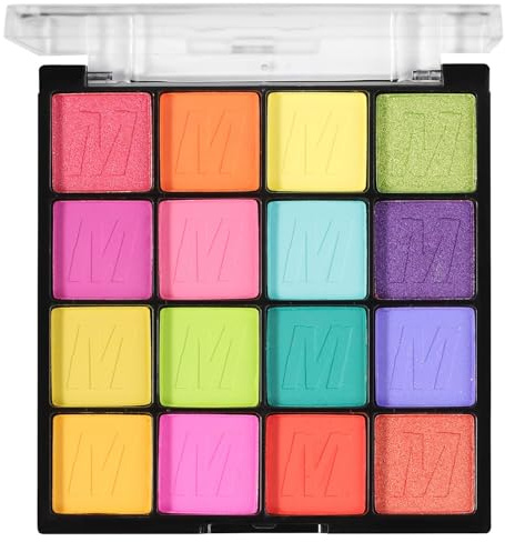 EONFAVE Tavolozza di ombretti, 16 colori altamente pigmentati, glitterati, opachi, ombretti duraturi, mistabili, palette per il trucco degli occhi, per donne e ragazze (04 colorati)