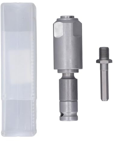 Telituny Adaptador de Llave de Impacto a Taladro Percutor, Adaptador de Cuadrado a SDS, Conversor de Herramientas para Perforación y Cincelado