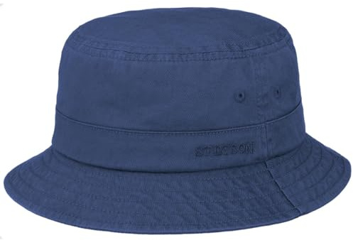 Stetson Organic Cotton Hut mit UV-Schutz Damen Herren 100% Bio-Baumwolle Knitterfrei Nachhaltig Bucket Hat Packable Anglerhut Frühjahr Sommer