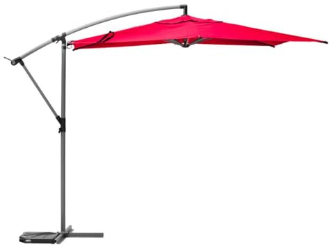 Hespéride Parasol Offset 3 m Manoa Grenade