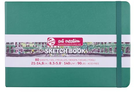 Talens Art Creation Skizzenbuch, 80 Blatt, 21 x 15 cm, Waldgrün