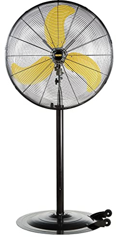 HiCFM 8300 CFM 30 inch High Velocity Pedestal Oscillating Fan - UL Listed