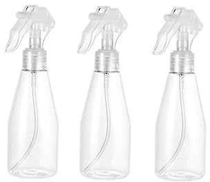 FRCOLOR 3piezas Botella Pulverizadora Botella De Plástico Vacía Multifuncional Rellenable Para Maquillaje Corte De Pelo y Regar
