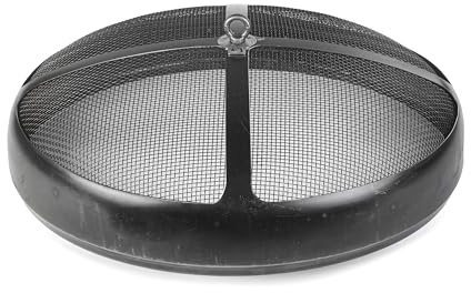 Finnwerk Lauri 60 Funkenschutzhaube, Funkenfang für Feuerschalen Durchmesser 60cm, Funkenschutz Feuergitter, schützt vor Funkenflug