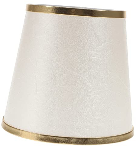 SOESFOUFU Clip Table Lamp Shade for Decorative Lighting Clip Lampshade Edge Fits Table Floor and Wall Lamps Creates Warm Atmosphere Material