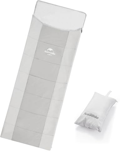 Naturehike Sac de Couchage Gris Multifonction Facile à Nettoyer Durable Portable Coupe-Vent Fin Sac à Dos auberges de Montagne Polyester Printemps été Automne Adultes Enfants