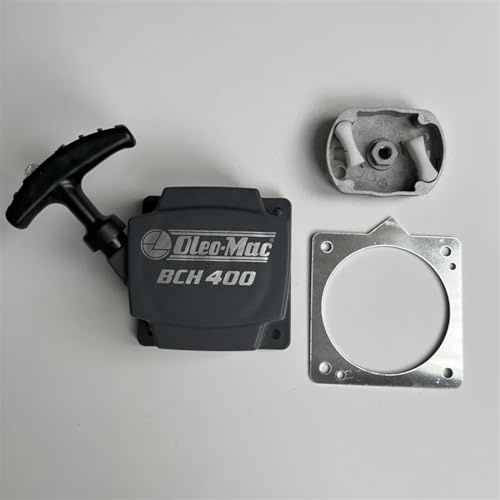 DUNLAP Recoil Starter & Cup & Gasket Fit For Oleo Mac Chainsaw BCH400 BCH 400 400T Chain Saw Pull Start Cog Claw Emak # 61452042R
