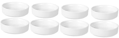 YARNOW 8pcs Ceramic Plant Saucers Indoor Outdoor Flower Pot Trays Drip Prevention Round Tray for Plant Pots
