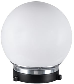 Camnoon Dôme diffuseur de 15 cm, boule de lumière douce pour photographie, diffuseur avec support Bowens pour flash, art, photographie de portrait