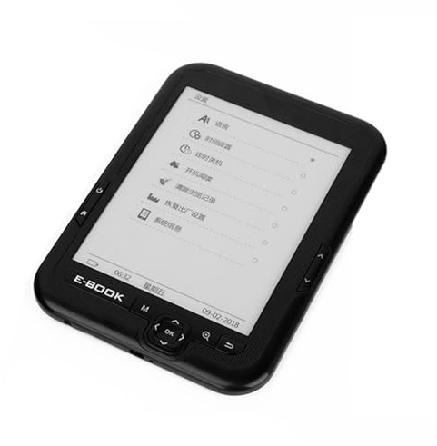 Ereader, BK6006 1024 * 768 écran d'encre Flexible Haute Définition Ereader E-Reader Ebook avec Lecture Numérique 4G pour Les Amateurs de Lecture (4GB)