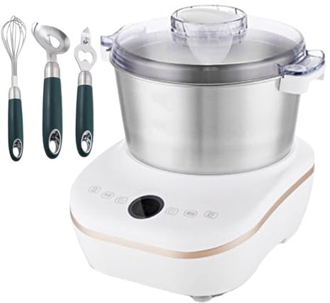 forplubossmmp Impastatrice Elettrica con 3 Accessori 200 W/Macchina per La Fermentazione del Pane con Pannello Touch/Macchina Automatica per Impastare Gnocchi Toast/Temperatura Controllabili
