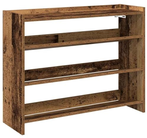 vidaXL Schuhregal Altholz-Optik 80x25x62 cm Holzwerkstoff