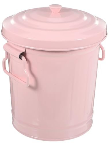 Cabilock Poubelle De Bureau Vintage Avec Couvercle Petit Conteneur à Déchets Pour Bureau Chambre Et Cuisine Pour Rangement Et Organisation