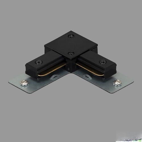BRILONER - Sistema di binari Connettore angolare per binari, accessorio, prolunga, 86 mm, nero