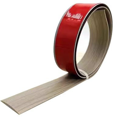 Floor Transition Strip, Glue-Free Self-Adhesive Wooden Floor, Flat Buckle Pressure Strip Threshold Gap Strip, Length 500cm, Width 4cm/5cm(D,4cm)