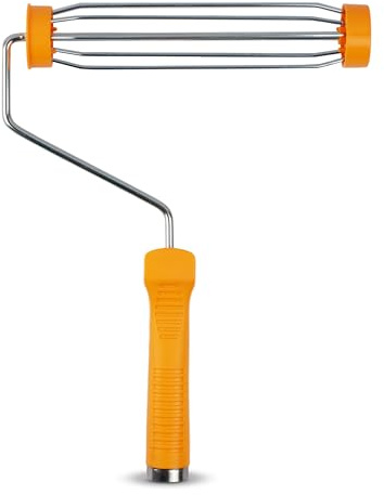 XOR8 Telaio a rullo da 22,9 cm, manico resistente ed ergonomico, adatto per rulli da 44 mm, robusto, leggero e facile da pulire, ideale per pittura liscia su pareti, soffitti e altro ancora, fai da te