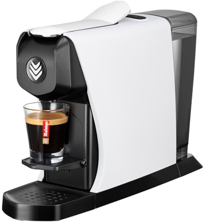 EOH matt vit espresso kapselmaskin, tillverkad i Frankrike - Malongo