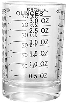 HOLIDYOYO Verre Doseur Verre avec Échelle Précise Gobelet Mesure Lait et Café Aux Variations de Température pour Cuisine et Bar à