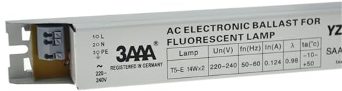 NZBZKKNBCP Ballast électronique 3AAA YZ-214EAA T5-E 2x14W 220V AC for lampe fluorescente et système de contrôle d'éclairage de secours ballast