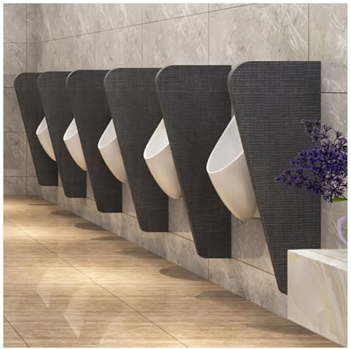 Cloison de Séparation pour Urinoir, Cloison D'urinoir de Toilette pour Homme avec Support Mural en Acier Inoxydable, Brise-Vue pour Urinoir Mural pour Les Écoles, Les Lieux Publics(D)