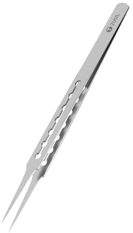 Pinzas De Acero Inoxidable Resistencia Con Agarre Antideslizante Punta Recta/curvada Para Técnicos Laboratorio Finos