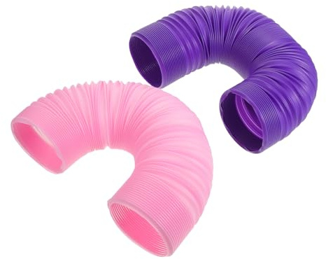 UTHCLO 2 Pezzi Tunnel Pieghevole per Piccoli Animali in Plastica Espandibile per Criceti e Gerbilli Facile da Montare e Salvaspazio Nascondiglio Interattivo per Giochi e Allenamento