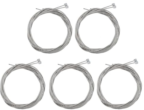 Fahrrad Schaltzug, 10 Stück, Edelstahl, Rostfrei, 2,1m Länge, 1,2mm Durchmesser - Präzises Schalten, Langlebige Konstruktion, Für Mountainbike und Rennrad
