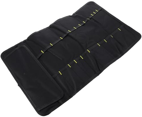 Kichvoe Étui à Couteaux de Chef à Roulettes Portable 22 Emplacements en Tissu Oxford Bleu, Grand Volume, Léger et Multi-usage pour Rangement et Transport Cuisine, Camping et Barbecue