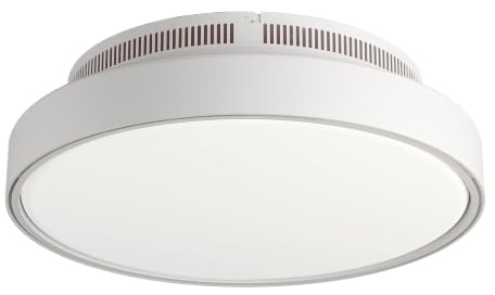 Suprema Luxen Ventilatore Plafoniera LED Senza Pale, Luce Bianca CCT 48W, 6 Velocità, Timer E Funzione Notturna, Motore 35W, 17x52 Cm