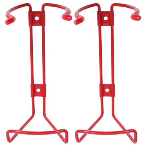 Abaodam Wall fire Extinguisher Holders 2pcs Iron Brackets with slipproof Design and Firm Attachment Suitable for Retail and Vehicle Spaces