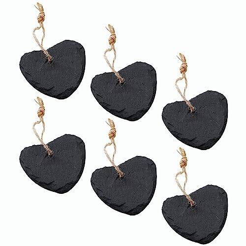 Pflanzenschilder 6x4er Set Schiefer zum Beschriften Kräuterschilder Kräuterstecker (6, 4er Satz Schieferstecker)