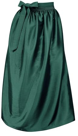 Schürze für Dirndl Trachtenschürze Trachtenkleid Dirndlkleid Dirndlschürze Taftschürze Trachtenmode einfärbig uni Taft grün pink rot rosa blau schwarz Glanz apron