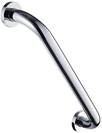 NSODOO Duscharme Haltegriff für Badezimmer Anti-Rutsch-Sicherheitshandlauf Wandgriff Griff für Badewanne WC-Gleitstangen Messing Chrom poliert (40 CM)