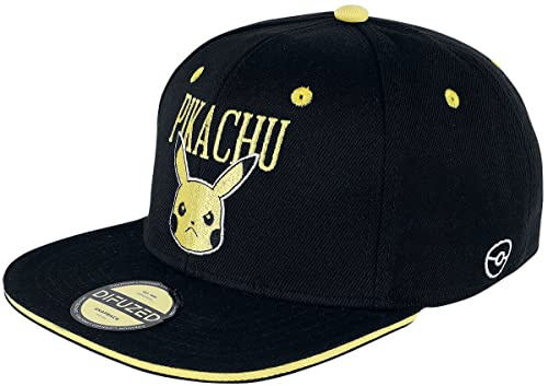 Difuzed Pokemon – Angry Pika – snapback-keps svart