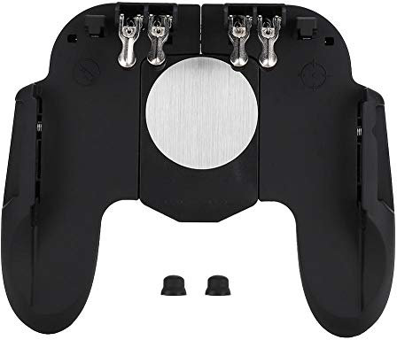 Manette de jeu pour smartphone, manette de jeu portable pour téléphone portable avec dissipation du ventilateur de refroidissement, manette de jeu mobile pour iOS Android 4,5 à 6,5 pouces. Double the