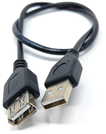 DRUT 50cm short USB Male to USB Female 2.0 24AWG High Speed EXTENSION