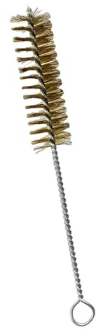kowaku Spazzola per pulizia setole in ottone Spazzola di scarico flessibile per garage auto, 30x3 cm