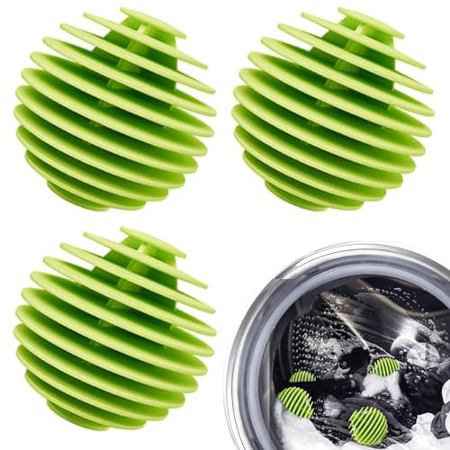 TREGOO Palline Per Lavatrice | Sfere Morbide Per Lavaggio A Macchina, Anti-avvolgimento - Palline Per Asciugatrice, Palla Flessibile Per Ammorbidente, Palline Per Bucato Riutilizzabili Per Asciugatura