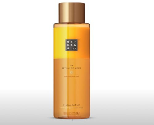 RITUALS Mehr - Aceite de baño de 2 fases, naranja dulce y madera de cedro relajante, 500 ml