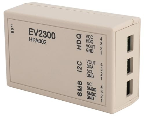 EV2300 Drone Battery Detection SMB Communication Box for BQ40ZXX BQ27541 BQ27545 BQ34Z100 BQ78Z100 BQ28Z60 Drone Battery, Etc, PC Tester Service Tool Detects Batteries.