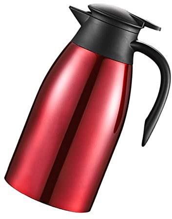 HAODUOO Glass Coffee Maker Stainless Water Bottles Coffee Maker Coffee Pot Vacuum Insulated Coffee Insulated Coffee Pot Kettle Jug Vacuum Pot Stylish Thermal Bottle Coffee Machine(Golden)