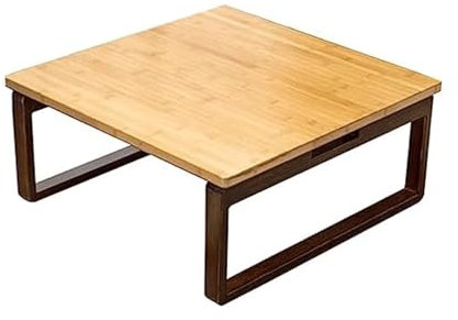 KLJUddGY Bodentisch Bodentische Holz Niedriger Tisch Teetisch Einfacher Couchtisch Home Erkerfenstertisch für Tatami Wohnzimmer Schlafzimmer Balkon einzigartig
