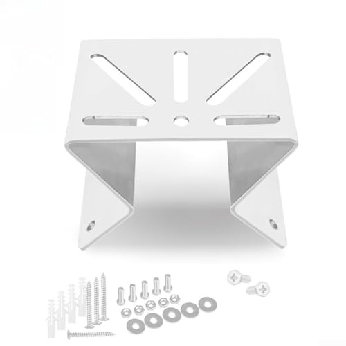 Entgoinggo Soporte de esquina de metal para cámara PTZ, montaje en pared de seguridad para interiores y exteriores, para cámara de reflector Eufy SoloCam S340, 82 x 65 x 60 mm